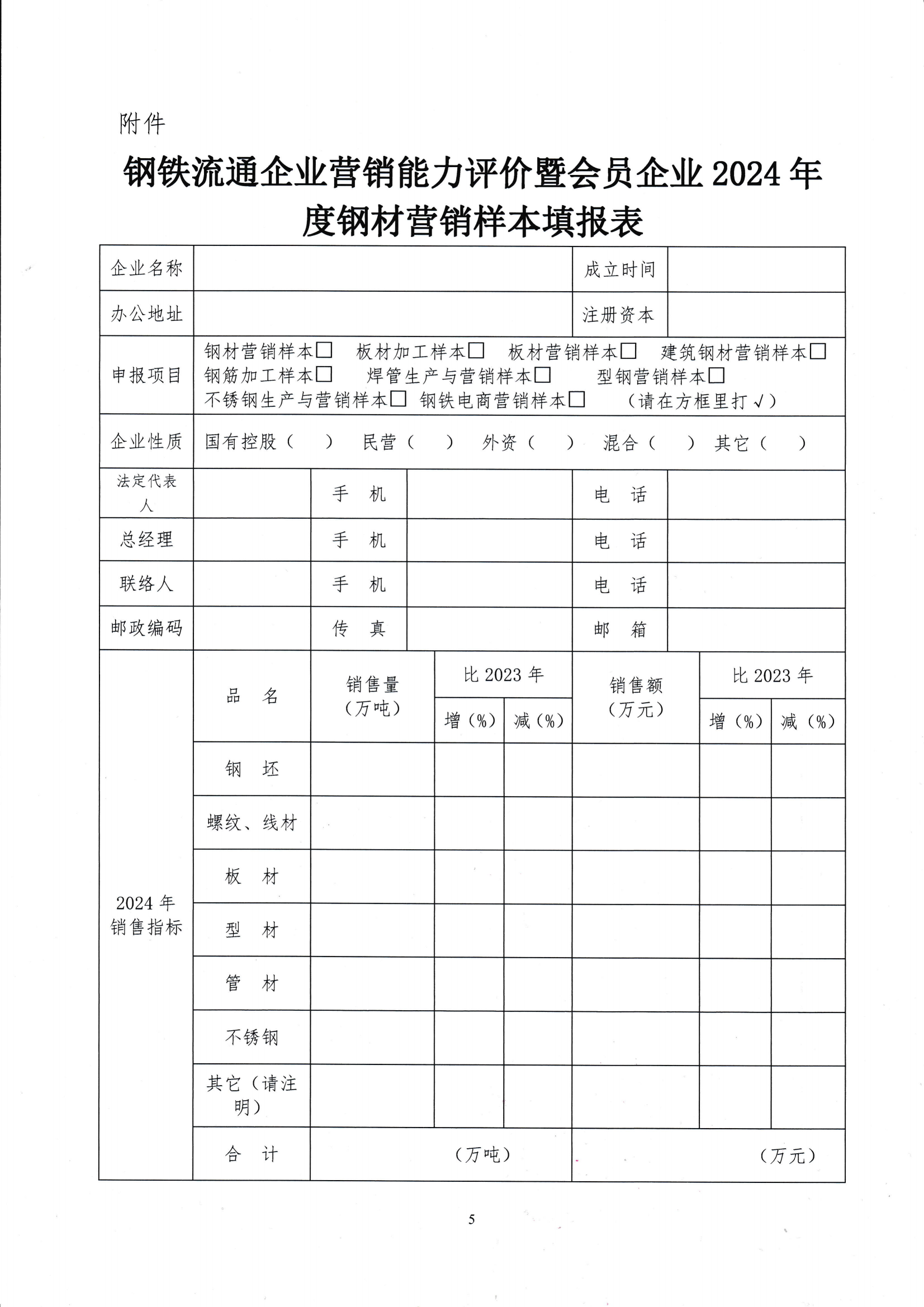 關于開展鋼鐵流通企業營銷能力評價暨“建立會員企業2024年度鋼材營銷檢測樣本的通知_0001_04.png